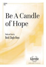 Be a Candle of Hope SATB choral sheet music cover Thumbnail